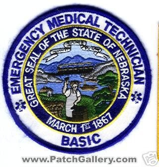 Nebraska Emergency Medical Technician Basic
Thanks to Mark Stampfl for this scan.
Keywords: state of ems emt