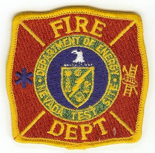 Nevada Test Site Fire Dept
Thanks to PaulsFirePatches.com for this scan.
Keywords: department doe department of energy