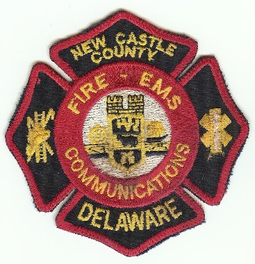New Castle County Fire EMS Communications
Thanks to PaulsFirePatches.com for this scan.
Keywords: delaware