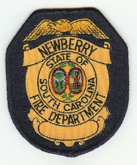 Newberry Fire Department
Thanks to PaulsFirePatches.com for this scan.
Keywords: south carolina