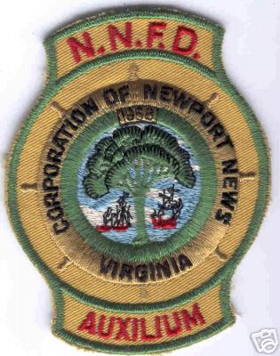Newport News Fire Department
Thanks to Brent Kimberland for this scan.
Keywords: virginia nnfd n.n.f.d. auxilium