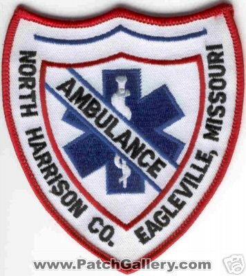 North Harrison County Ambulance
Thanks to Brent Kimberland for this scan.
Keywords: missouri ems eagleville