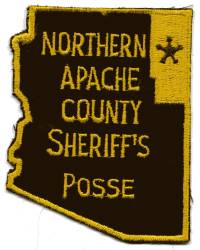 Northern Apache County Sheriff's Posse (Arizona)
Thanks to BensPatchCollection.com for this scan.
Keywords: sheriffs