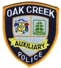 Oak Creek Police Auxiliary (Wisconsin)
Thanks to BensPatchCollection.com for this scan.
