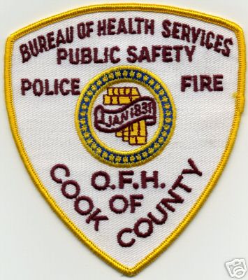 Oak Forest Hospital Public Safety Fire Police (Illinois)
Thanks to Jason Bragg for this scan.
County: Cook
Keywords: bureau of health services o.f.h. ofh