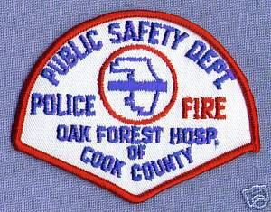 Oak Forest Hospital of Cook County Public Safety Dept (Illinois)
Thanks to apdsgt for this scan.
Keywords: department dps fire police