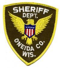 Oneida County Sheriff Dept (Wisconsin)
Thanks to BensPatchCollection.com for this scan.
Keywords: department