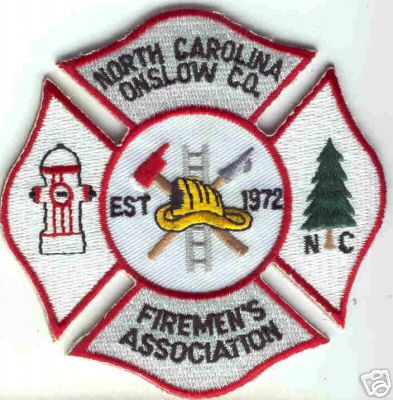 Onslow Co Firemen's Association
Thanks to Brent Kimberland for this scan.
Keywords: north carolina county firemens