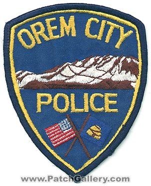 Orem City Police Department (Utah)
Thanks to Alans-Stuff.com for this scan.
Keywords: dept.