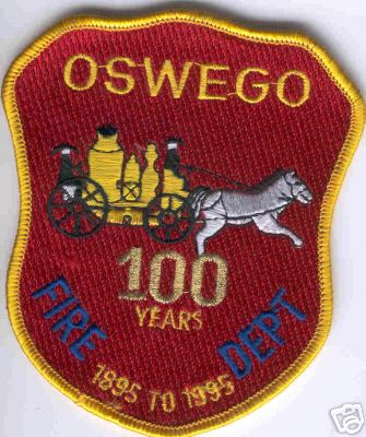 Oswego Fire Dept 100 Years
Thanks to Brent Kimberland for this scan.
Keywords: illinois department