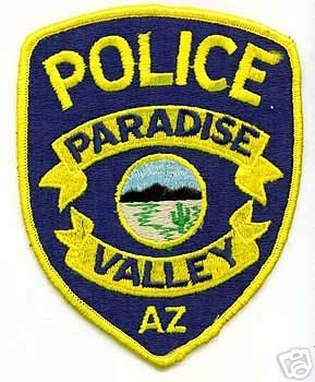 Paradise Valley Police (Arizona)
Thanks to apdsgt for this scan.
