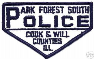 Park Forest South Police Cook & Will Counties (Illinois)
Thanks to Jason Bragg for this scan.
Keywords: and county
