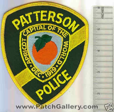 Patterson Police (California)
Thanks to Mark C Barilovich for this scan.
