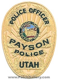 Payson Police Department Officer (Utah)
Thanks to Alans-Stuff.com for this scan.
Keywords: dept.