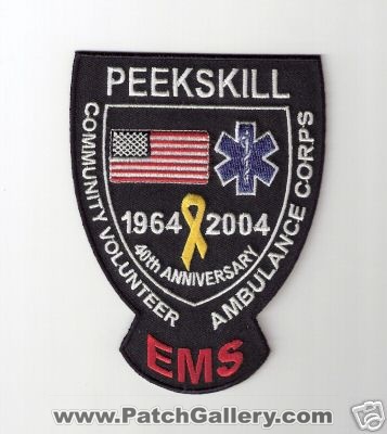 Peekskill Community Volunteer Ambulance Corps EMS 40th Anniversary (New York)
Thanks to Bob Brooks for this scan.
