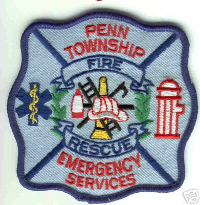Penn Township Emergency Services Fire Rescue
Thanks to Brent Kimberland for this scan.
Keywords: pennsylvania ems