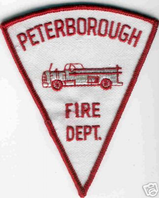 Peterborough Fire Dept
Thanks to Brent Kimberland for this scan.
Keywords: new hampshire department
