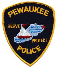 Pewaukee Police (Wisconsin)
Thanks to BensPatchCollection.com for this scan.
