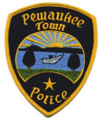 Pewaukee Police (Wisconsin)
Thanks to BensPatchCollection.com for this scan.
Keywords: town
