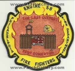 Philadelphia Fire Department Engine 58 (Pennsylvania)
Thanks to Mark Hetzel Sr. for this scan.
Keywords: firefighters