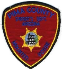 Pima County Sheriff's Dept Mounted Posse (Arizona)
Thanks to BensPatchCollection.com for this scan.
Keywords: sheriffs department