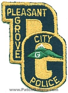 Pleasant Grove City Police Department (Utah)
Thanks to Alans-Stuff.com for this scan.
Keywords: dept.