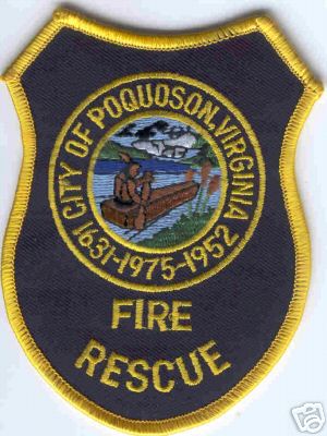 Poquoson Fire Rescue
Thanks to Brent Kimberland for this scan.
Keywords: virginia city of