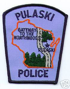 Pulaski Police (Wisconsin)
Thanks to apdsgt for this scan.
