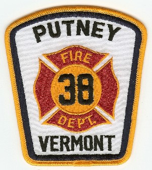 Putney Fire Dept 38
Thanks to PaulsFirePatches.com for this scan.
Keywords: vermont department