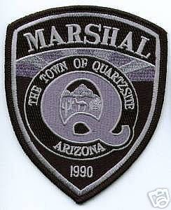 Quartzsite Marshal (Arizona)
Thanks to apdsgt for this scan.
Keywords: the town of