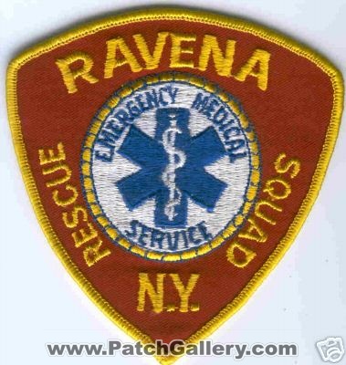 Ravena Rescue Squad Emergency Medical Service
Thanks to Brent Kimberland for this scan.
Keywords: new york ems