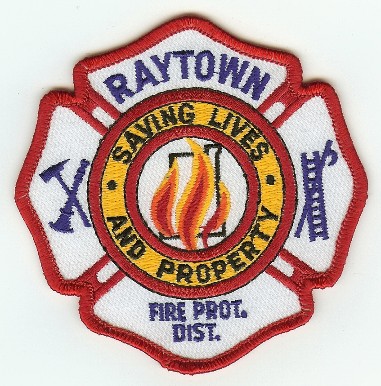 Raytown Fire Prot Dist
Thanks to PaulsFirePatches.com for this scan.
Keywords: missouri protection district