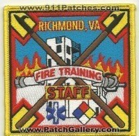 Richmond Fire Training Staff (Virginia)
Thanks to Mark Hetzel Sr. for this scan.
Keywords: va academy