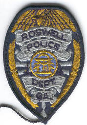 Roswell Police Dept
Thanks to Enforcer31.com for this scan.
Keywords: georgia department