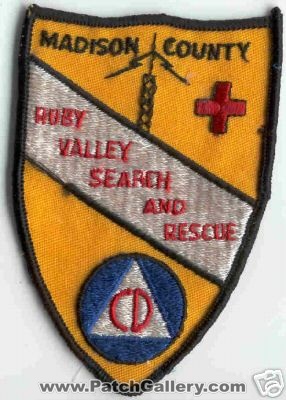 Ruby Valley Search and Rescue (Montana)
Thanks to Brent Kimberland for this scan.
Keywords: sar s&r cd civil defense madison county