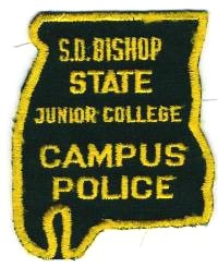 SD Bishop State Junior College Campus Police (Alabama)
Thanks to BensPatchCollection.com for this scan.
Keywords: s.d.