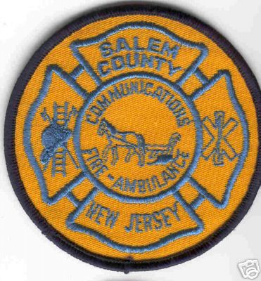 Salem County Communications Fire Ambulance
Thanks to Brent Kimberland for this scan.
Keywords: new jersey