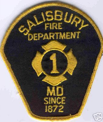 Salisbury Fire Department
Thanks to Brent Kimberland for this scan.
Keywords: maryland 1