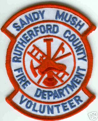 Sandy Mush Volunteer Fire Department
Thanks to Brent Kimberland for this scan.
County: Rutherford
Keywords: north carolina
