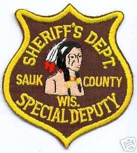 Sauk County Sheriff's Dept Special Deputy (Wisconsin)
Thanks to apdsgt for this scan.
Keywords: sheriffs department