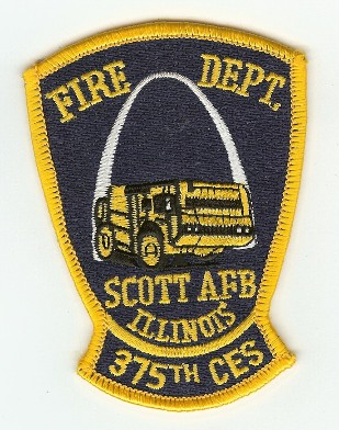 Scott AFB Fire Dept
Thanks to PaulsFirePatches.com for this scan.
Keywords: illinois department air force base usaf cfr arff aircraft crash rescue 375th ces