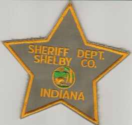 Shelby County Sheriff Dept
Thanks to BlueLineDesigns.net for this scan.
Keywords: indiana department