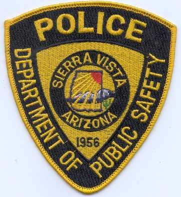 Sierra Vista Department of Public Safety Police (Arizona)
Thanks to Scott McDairmant for this scan.
Keywords: dept. dps