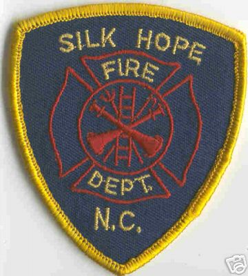 Silk Hope Fire Dept
Thanks to Brent Kimberland for this scan.
Keywords: north carolina department