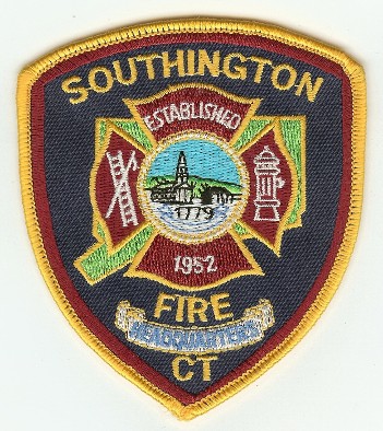 Southington Fire
Thanks to PaulsFirePatches.com for this scan.
Keywords: connecticut