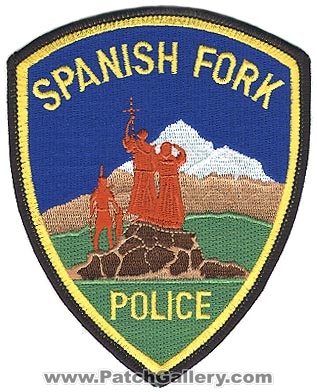 Spanish Fork Police Department (Utah)
Thanks to Alans-Stuff.com for this scan.
Keywords: dept.