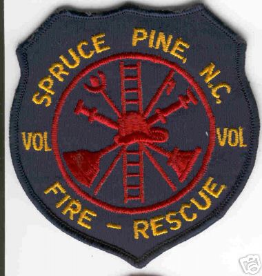 Spruce Pine Vol Fire Rescue
Thanks to Brent Kimberland for this scan.
Keywords: north carolina volunteer