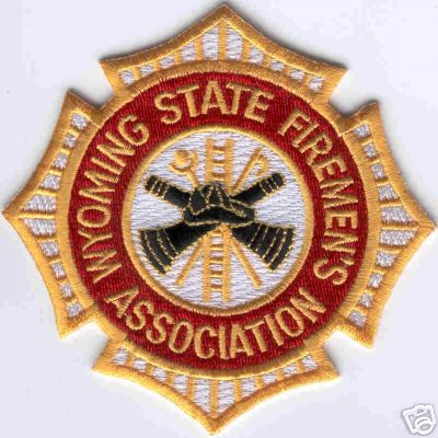 Wyoming State Firemens Association Patch (Wyoming)
Thanks to Brent Kimberland for this scan.
Keywords: fire assn.
