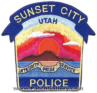 Sunset City Police Department (Utah)
Thanks to Alans-Stuff.com for this scan.
Keywords: dept.