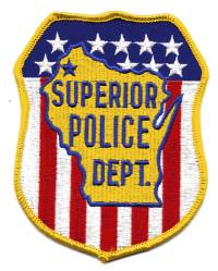 Superior Police Dept (Wisconsin)
Thanks to BensPatchCollection.com for this scan.
Keywords: department